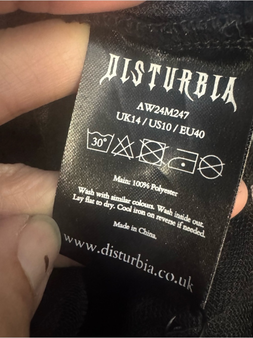 Disturbia Goth dress NWT - Picture 10 of 10